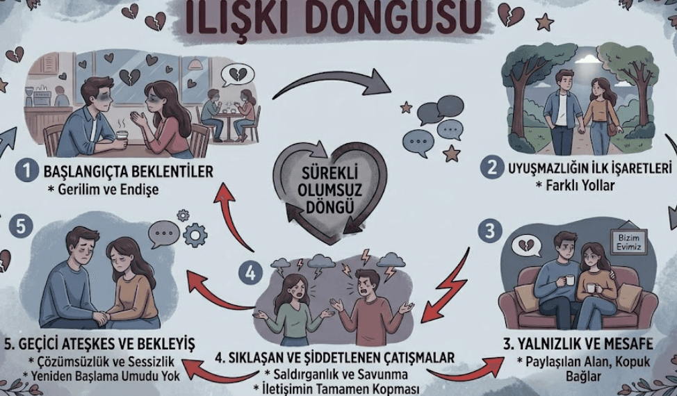 İlişkilerde Tekrarlama Zorlantısı ve Kısırdöngüler | Samsun Atakum Psikolog